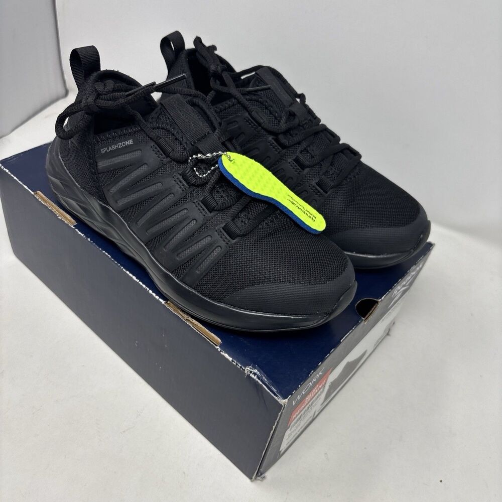 Reebok Astroride Work Women’s Slip Resistant Soft Toe Work Shoes Black Size 7